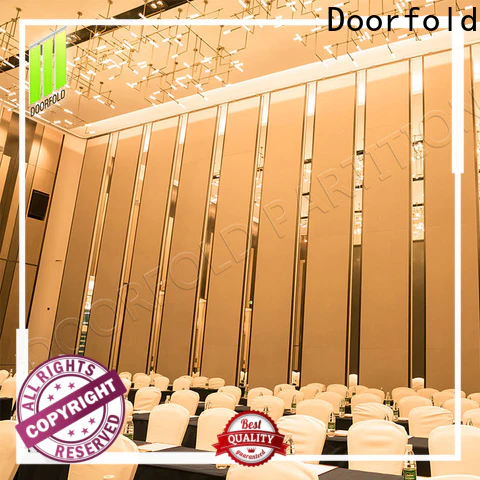Doorfold Fast-installation folding partition walls commercial quality assurance meeting room