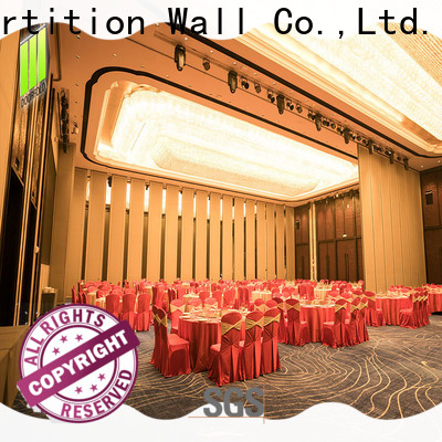 Doorfold Fast-installation acoustic movable partitions best supplier for conference centers