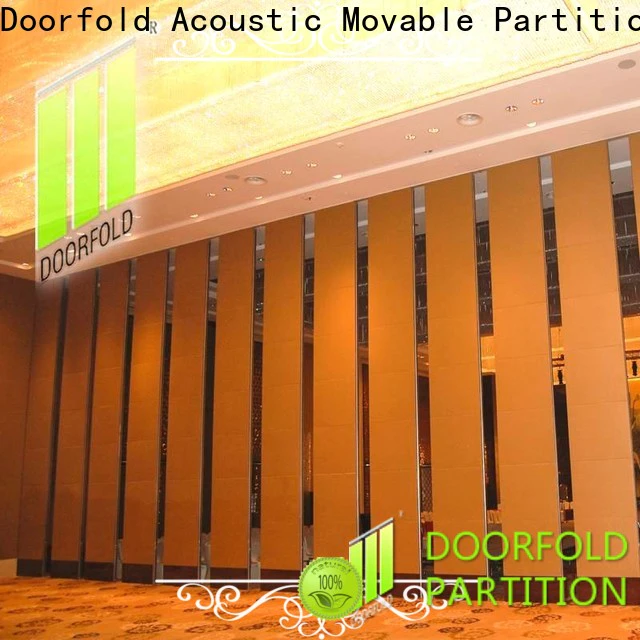 Doorfold Elegant acoustic movable partitions multi-functional restaurant