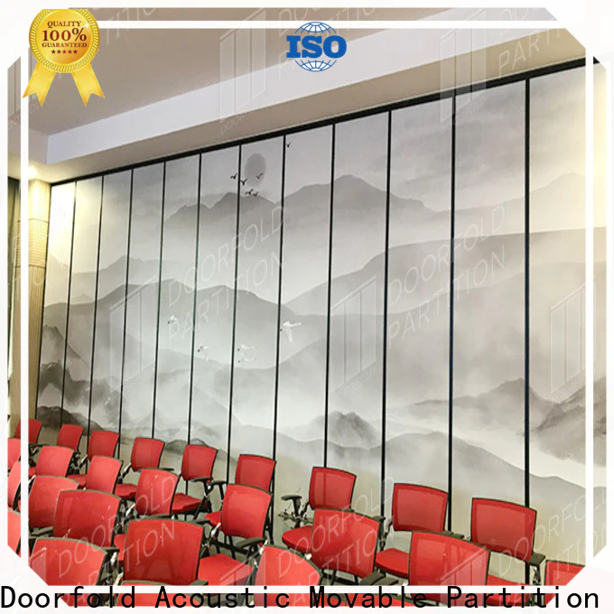 Doorfold hot selling flexible partition wall simple operation fast delivery