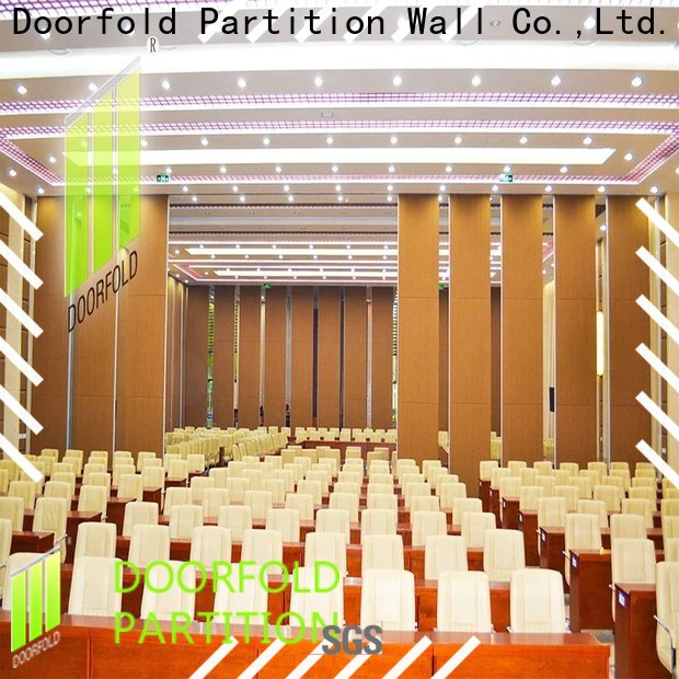 Doorfold top-selling acoustic sliding folding partition supplier for conference
