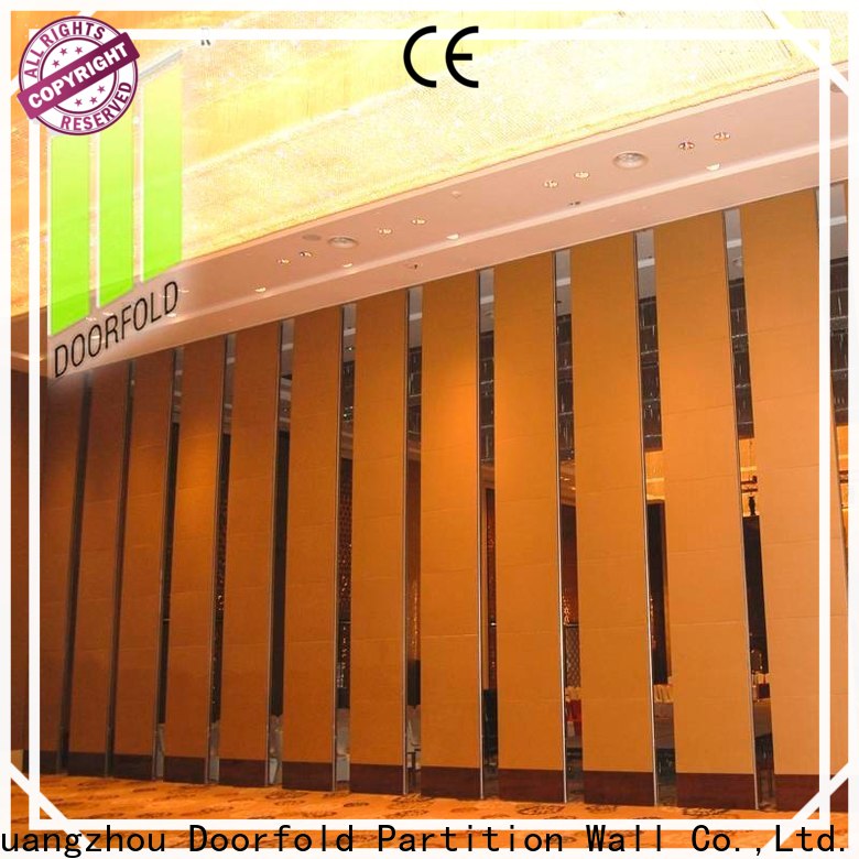 Doorfold retractable acoustic movable partitions best supplier decoration