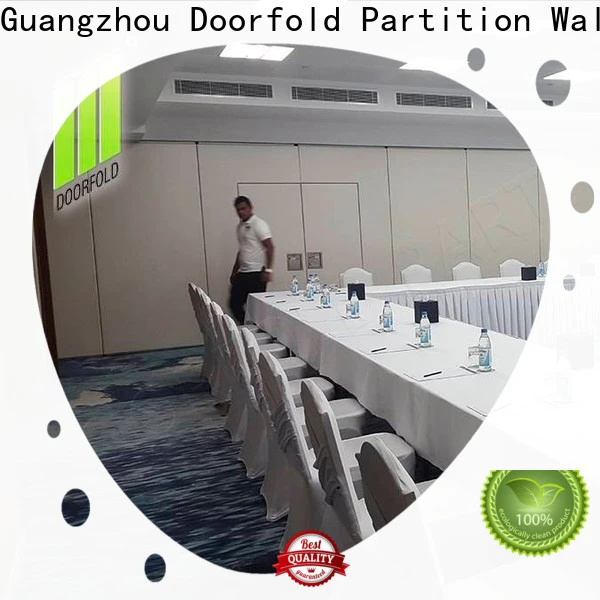 Doorfold sliding folding wall manufacturer for restaurant