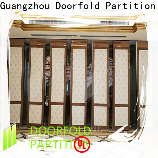 Doorfold moving partition wall high performance best factory price