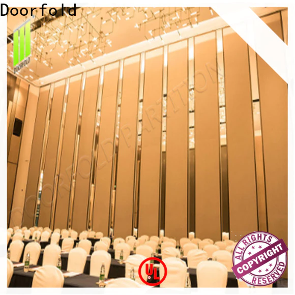 Doorfold flexibility acoustic movable partitions made in china for conference centers