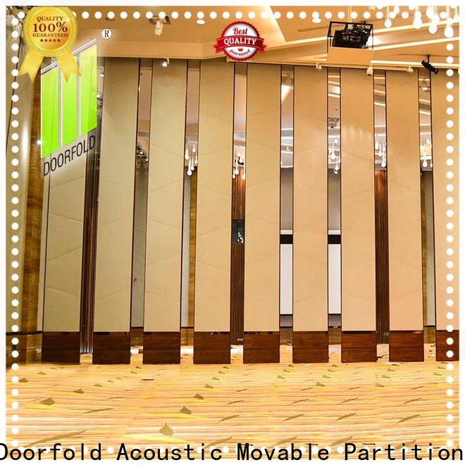 Doorfold sliding folding partition cheapest factory price for conference