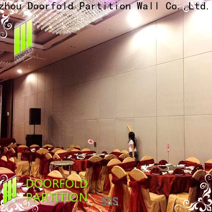 Doorfold sliding partition luxury for hotel