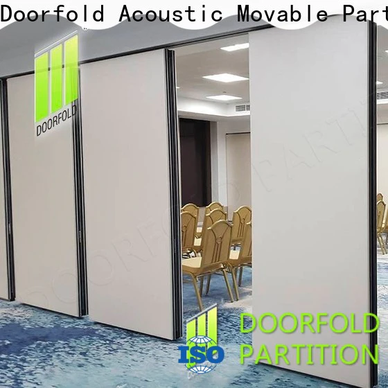 retractable operable wall decorative for conference