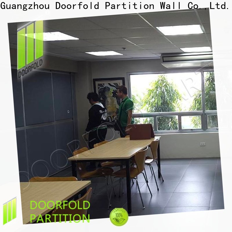 Doorfold reliable quality soundproof partition wall custom for expo