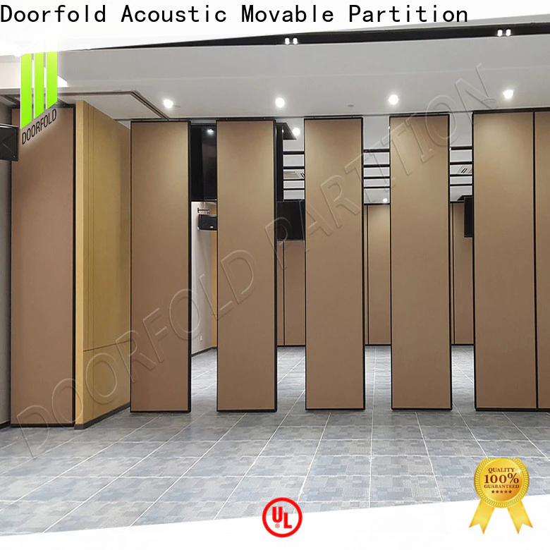 Doorfold sliding folding partition manufacturer