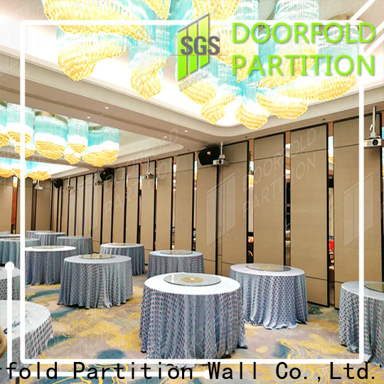 Doorfold custom moving partition wall high performance factory