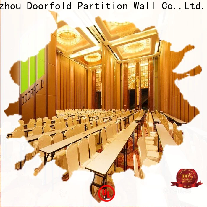 Doorfold easy installation operable partitions bulk production for expo center