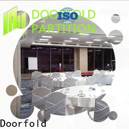 retractable sliding folding partitions movable walls factory for Commercial Meeting Room