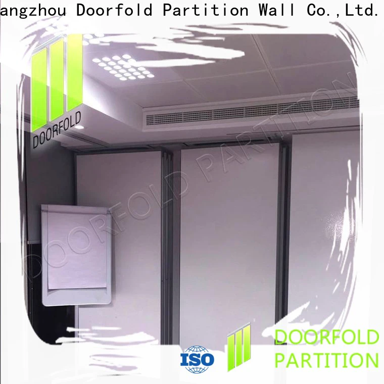 Doorfold acoustic accordion partition wall systems manufacturer