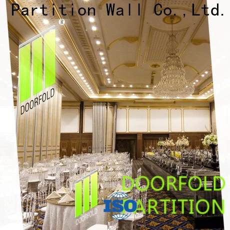 Doorfold decorative folding partition wall systems fast delivery for hotel