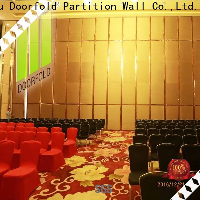 Doorfold retractable conference room partition walls free design conference