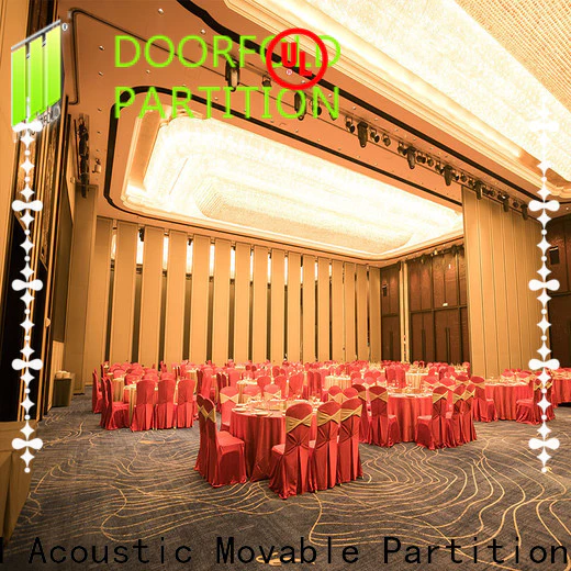 Doorfold acoustic movable partitions free design for conference centers