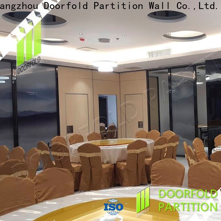 Fast-installation folding partition walls commercial quality assurance restaurant