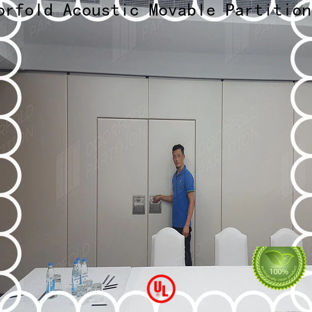 Doorfold room divider wall systems simple operation factory