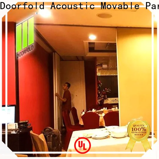 Doorfold acoustic Sliding Partition for Commercial Room factory direct for apartment room