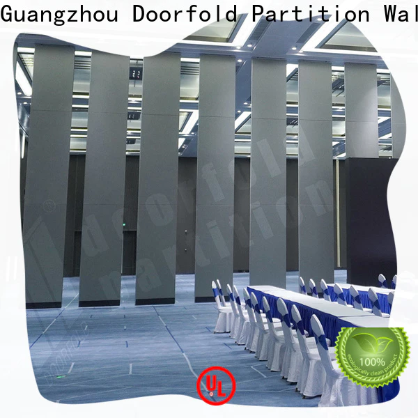fine quality sliding folding partitions movable walls customization for restaurant