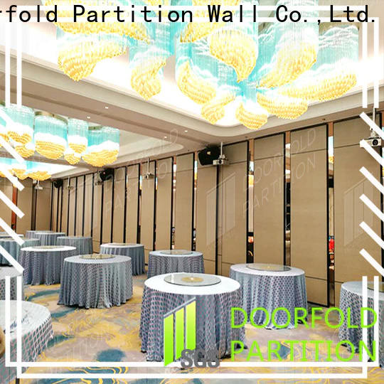 Doorfold popular conference room folding partition wall simple operation wholesale