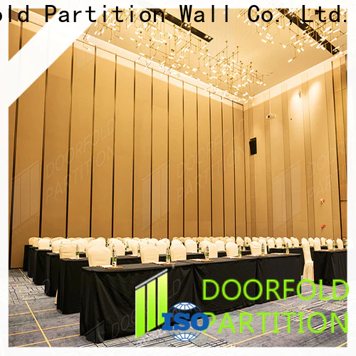 Doorfold collapsible room partition simple operation best factory price