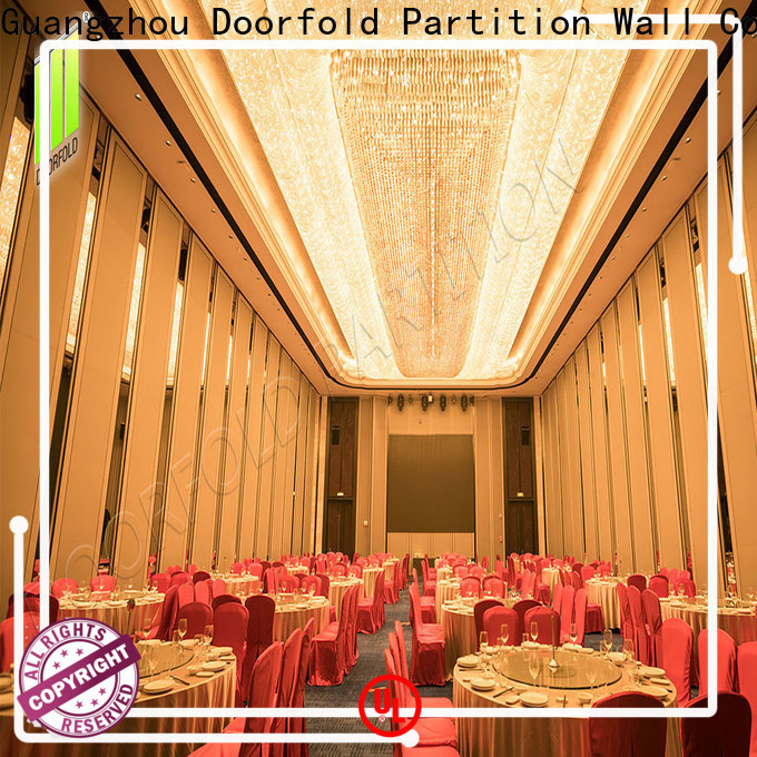 Doorfold sliding partition luxury for meeting room
