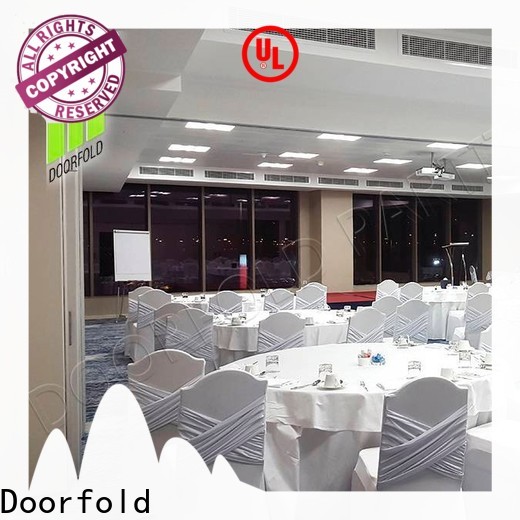 Doorfold commercial sliding folding partition manufacturer for Commercial Meeting Room