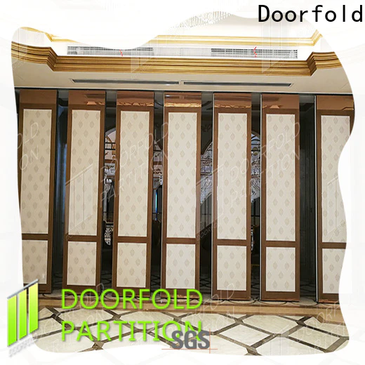 Doorfold retractable room partitions easy installation free design