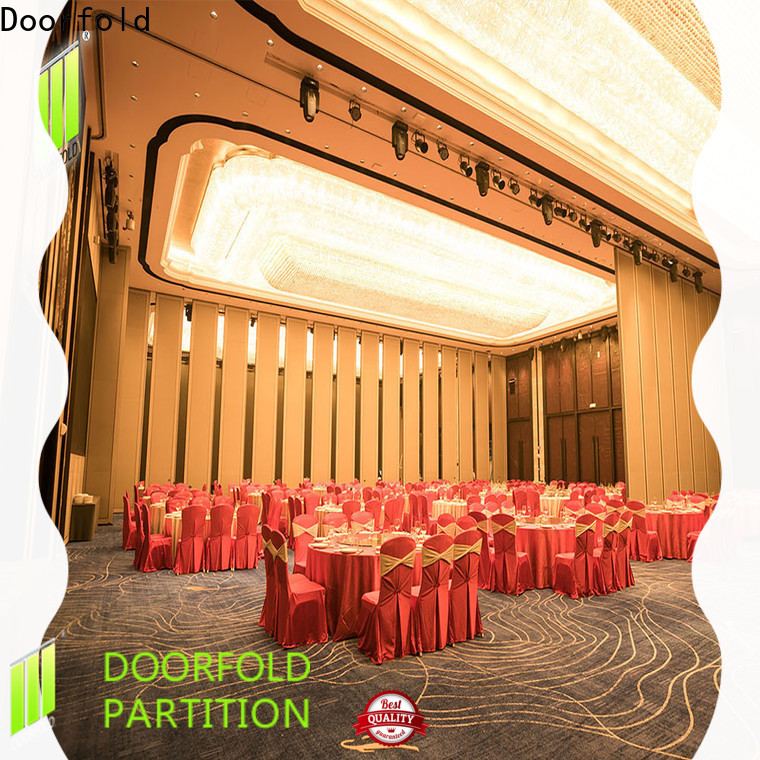 Doorfold folding partition wall systems free design for hotel