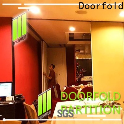 Doorfold Sliding Partition for Commercial Room easy installation for apartment room