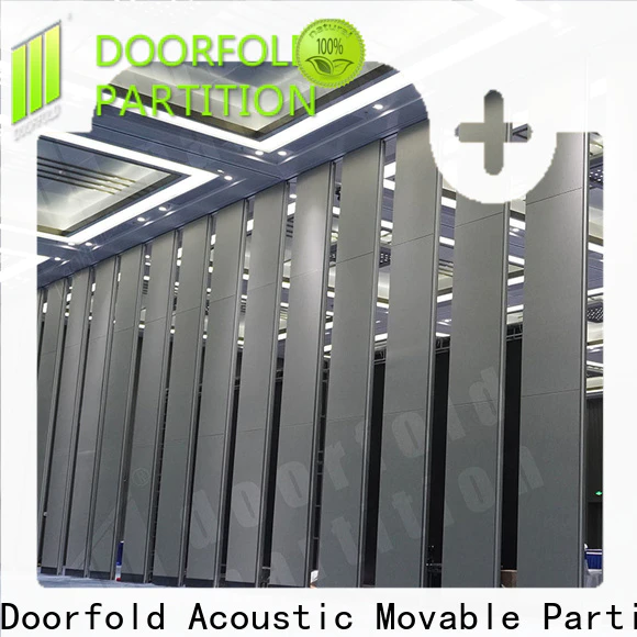 Doorfold folding partition wall company for restaurant
