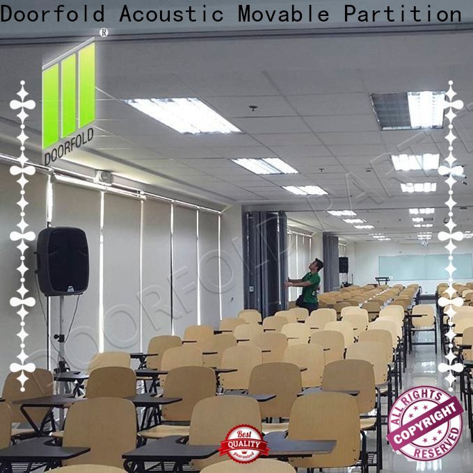 Doorfold professional operable partitions customization for commercial room