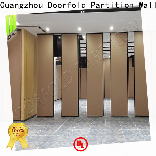 Doorfold good quality sliding folding partition manufacturer