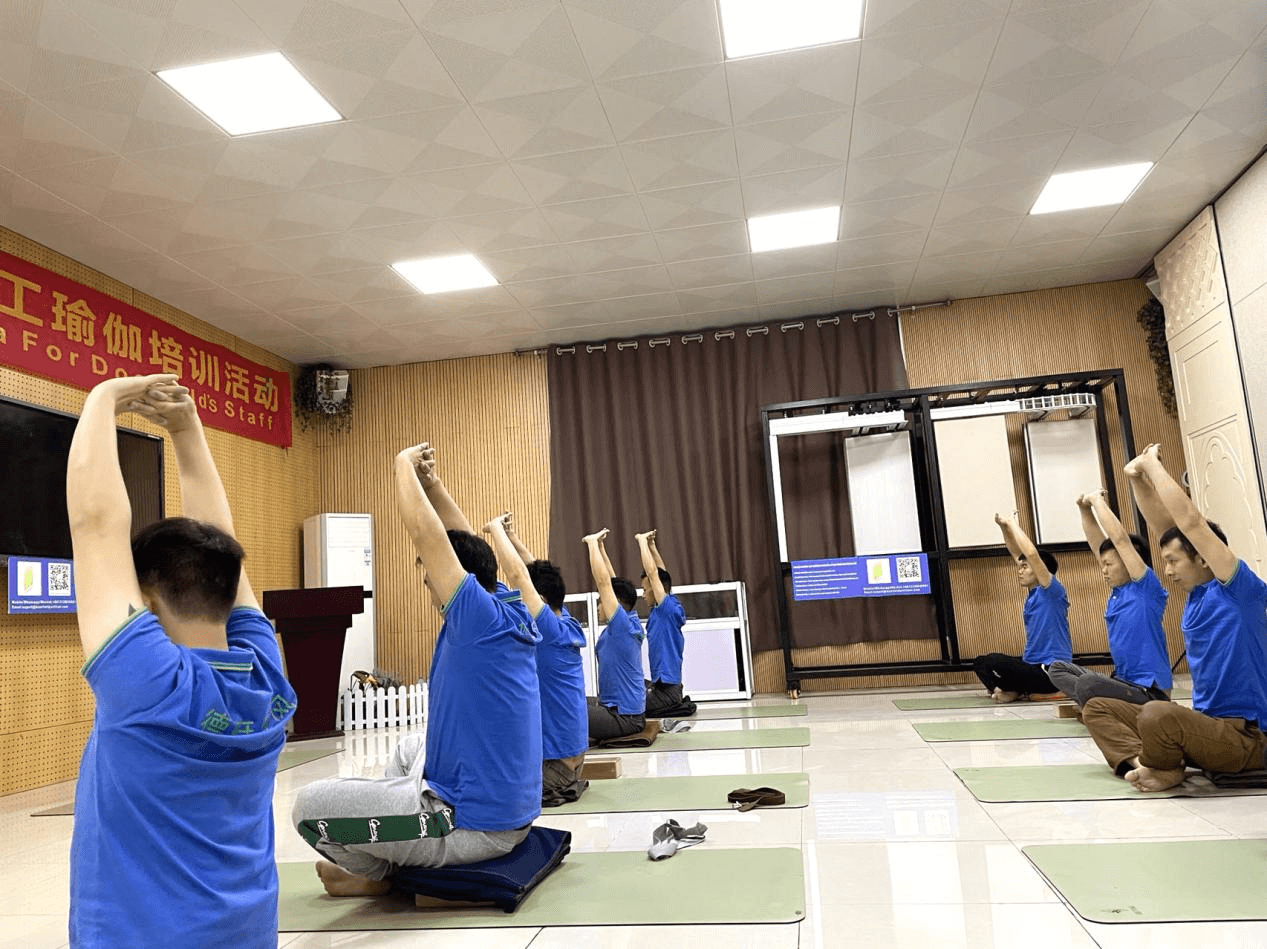 Doorfold Provides Yoga Practising for the Staff