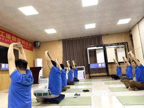 Doorfold Provides Yoga Practising for the Staff