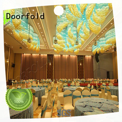 Doorfold international sliding room partitions sliding for restaurant
