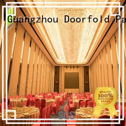 Sliding Partition Wall for Hotel seafood for office Doorfold movable partition