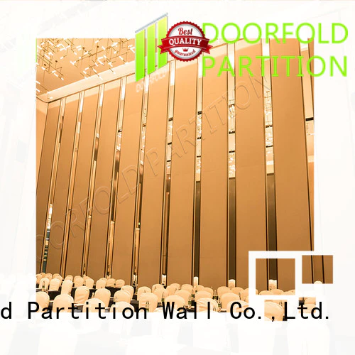 Doorfold movable partition structure acoustic movable partitions hot-sale for office