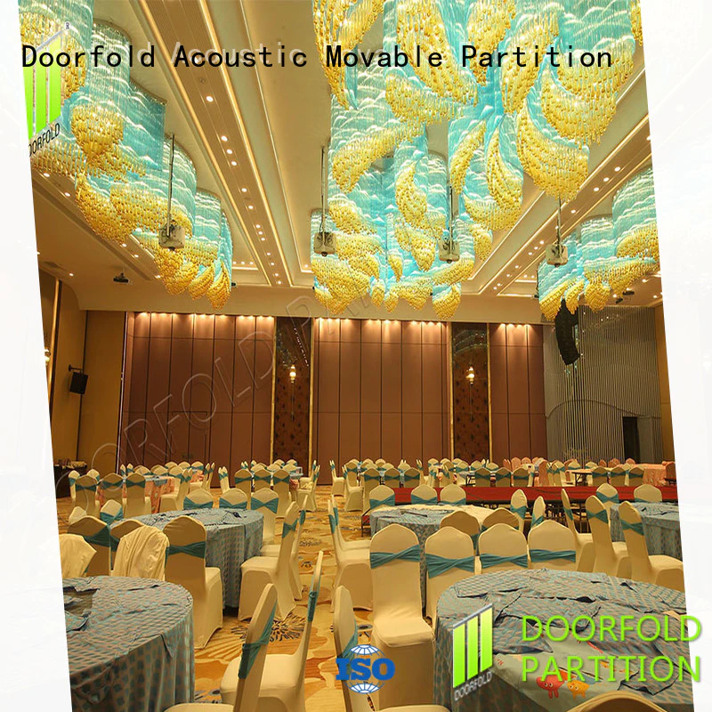 Doorfold retractable Sliding Partition Wall for Hotel partition