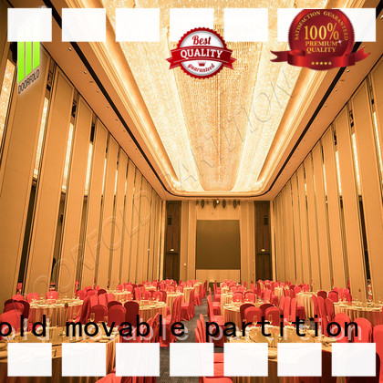 Doorfold movable partition international acoustic sliding folding partition commercial for restaurant