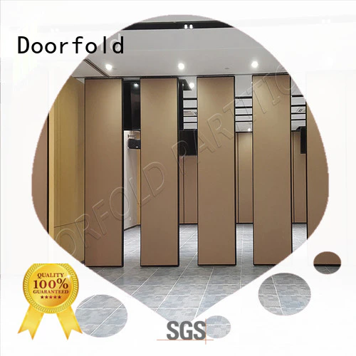 Doorfold acoustic sliding folding partition latest design