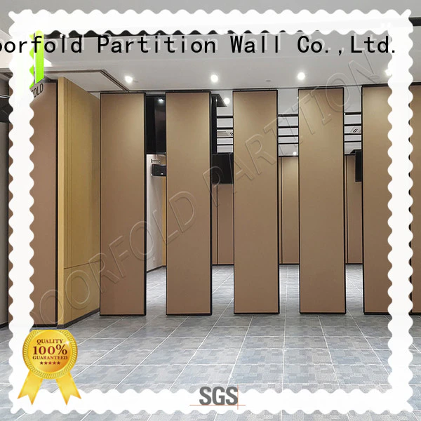 Doorfold retractable sliding folding partitions movable walls wall for conference room