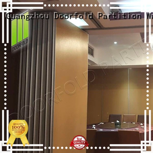 Doorfold movable partition retractable movable acoustic walls sliding folding partitions restaurant restaurant
