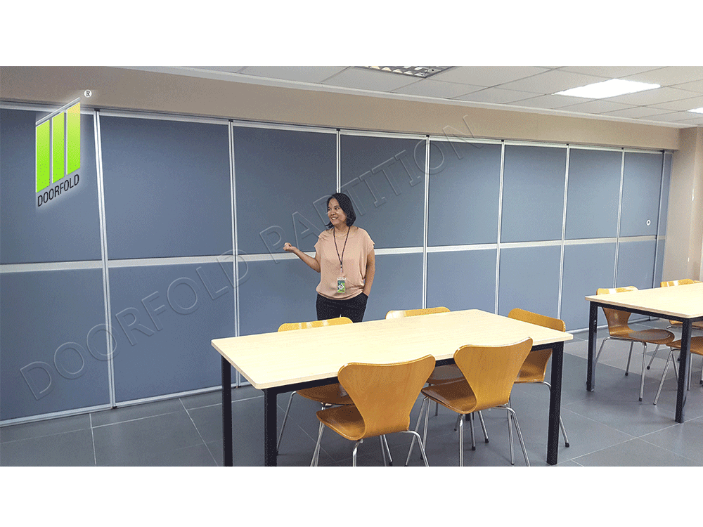 Doorfold movable partition Acoustic Movable Folding Partition Wall for Meeting Room image30