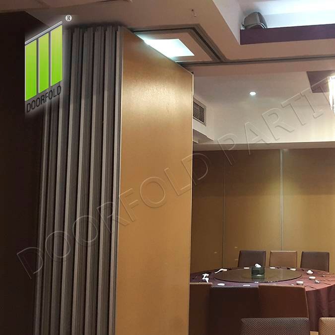 Doorfold movable partition Sliding Sartition Wall for Hotel (LUCK FORTURE SEAFOOD RESTAURANT MANILA PHILIPPINE) Sliding Partition Wall for Hotel image1