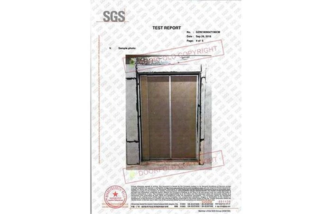 Sound Insulation Test Report by SGS