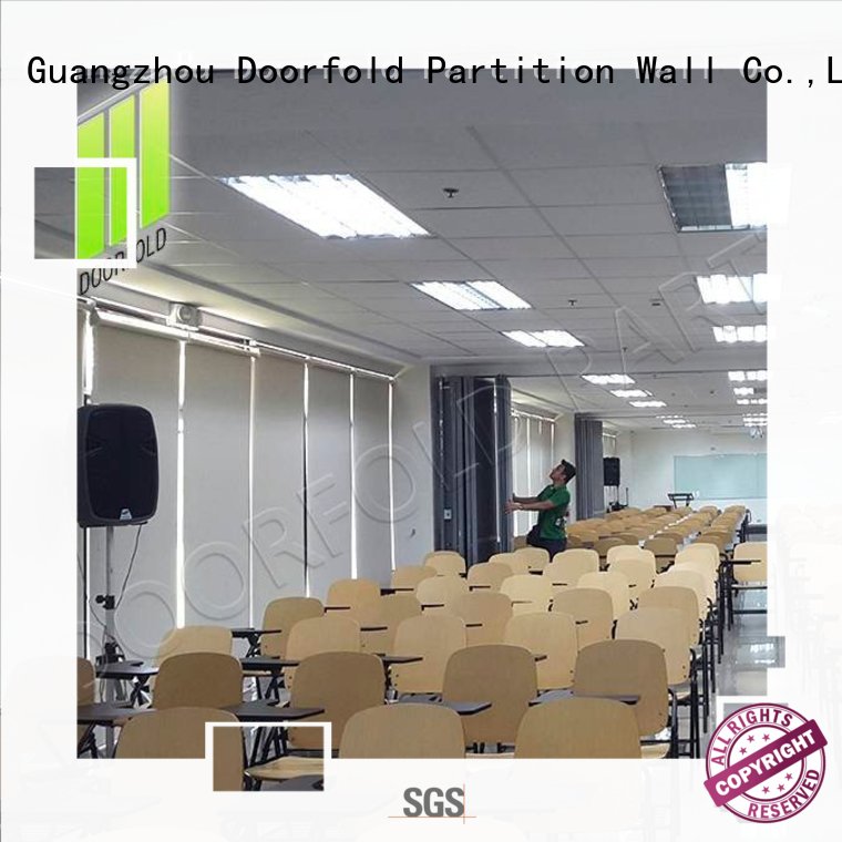Doorfold movable partition collapsible commercial room partitions bulk production for living room