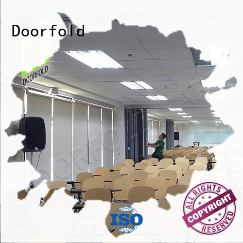 Doorfold folding partition walls commercial bulk production for exhibition
